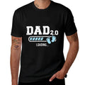 2nd Second Time Dad Loading Bar Baby Announcement  Slim-fit Cut T-Shirt