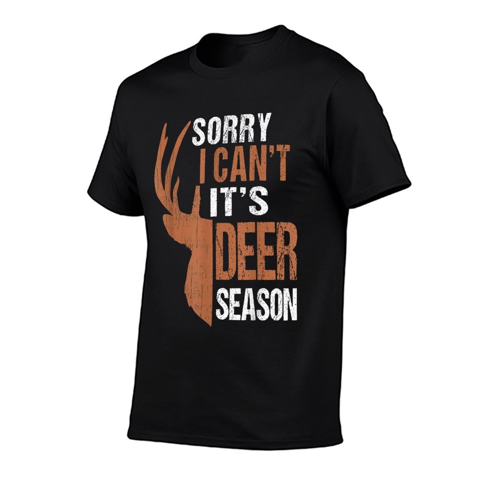 Hunting Sorry Deer Season Funny Hunter Dad Father Day Gift  Summer-ready Fabric T-Shirt