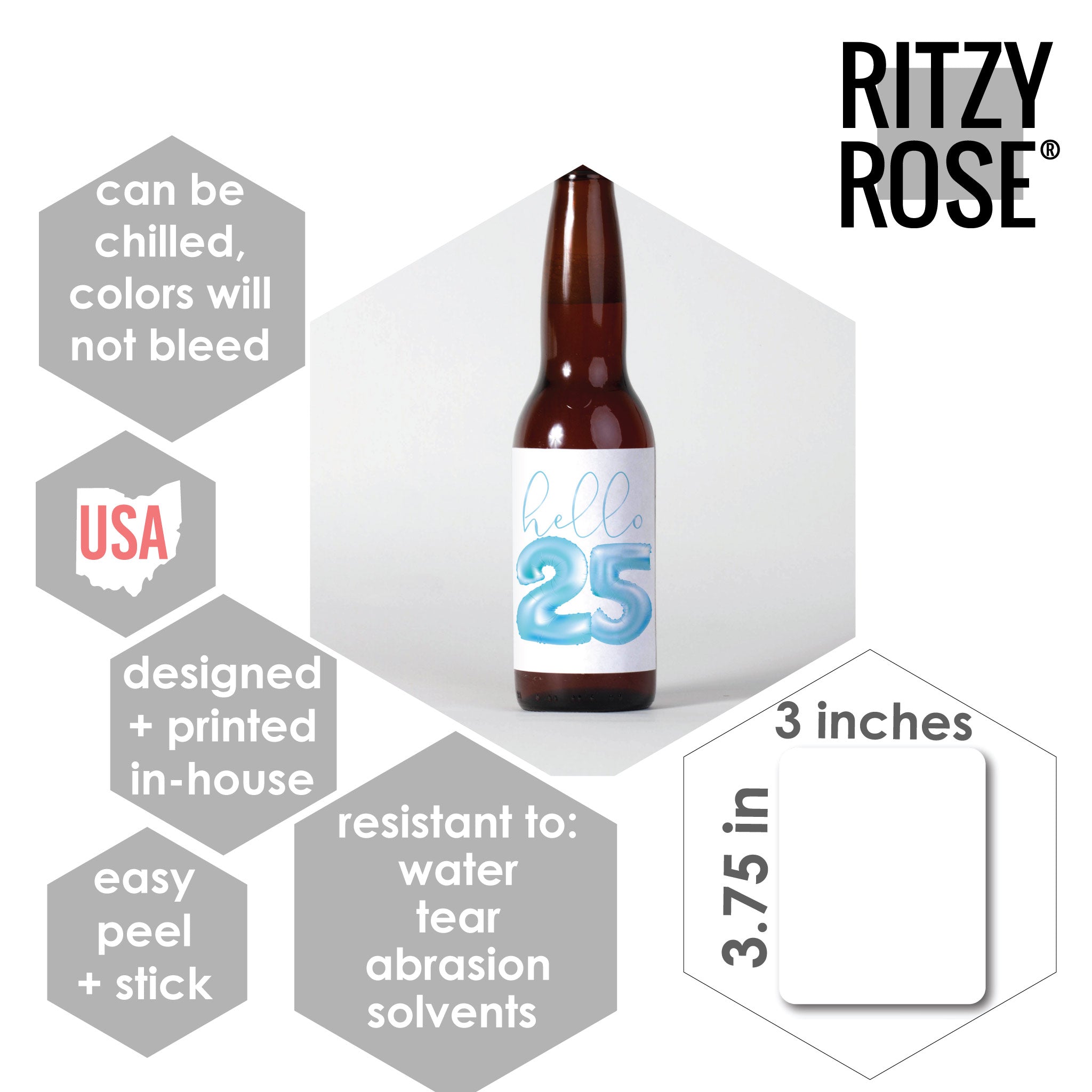 Father's Day Beer Labels, Pack of 6