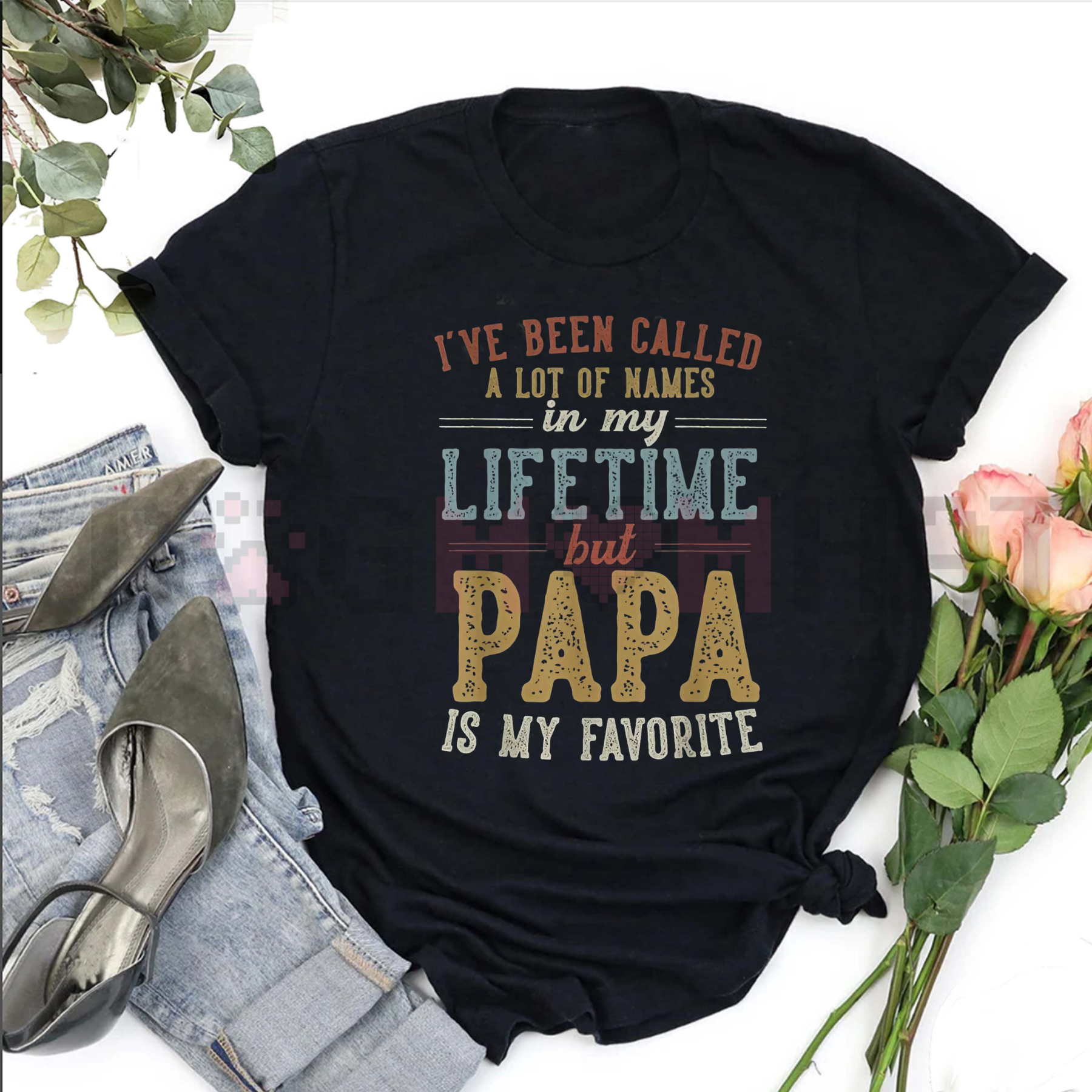 "Papa Is My Favorite Name" Father's Day T-Shirt