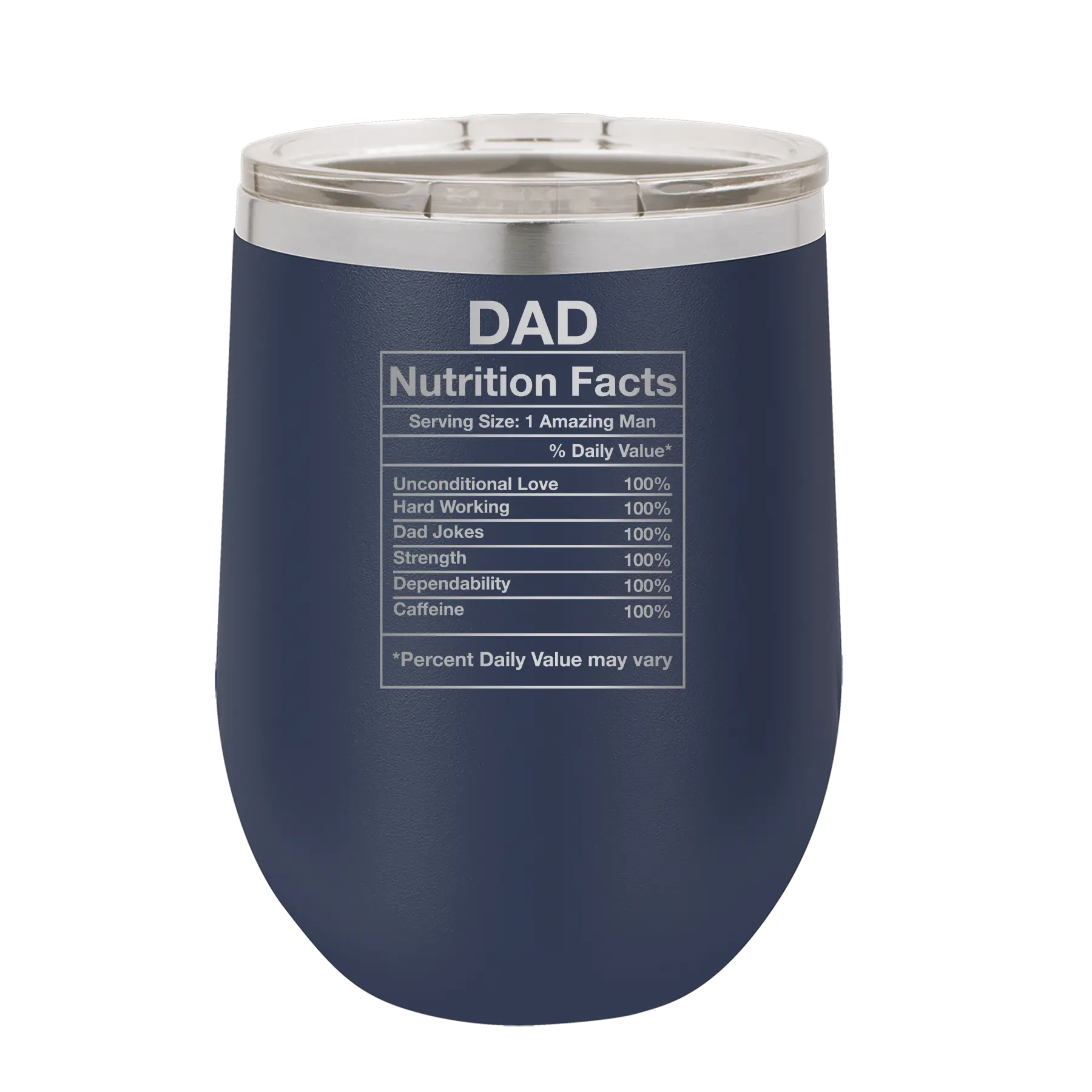 Dad Nutrition Wine Cup | Navy