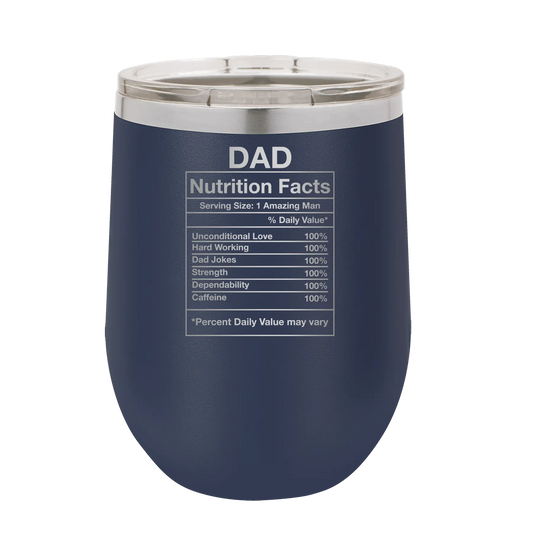 Dad Nutrition Wine Cup | Navy