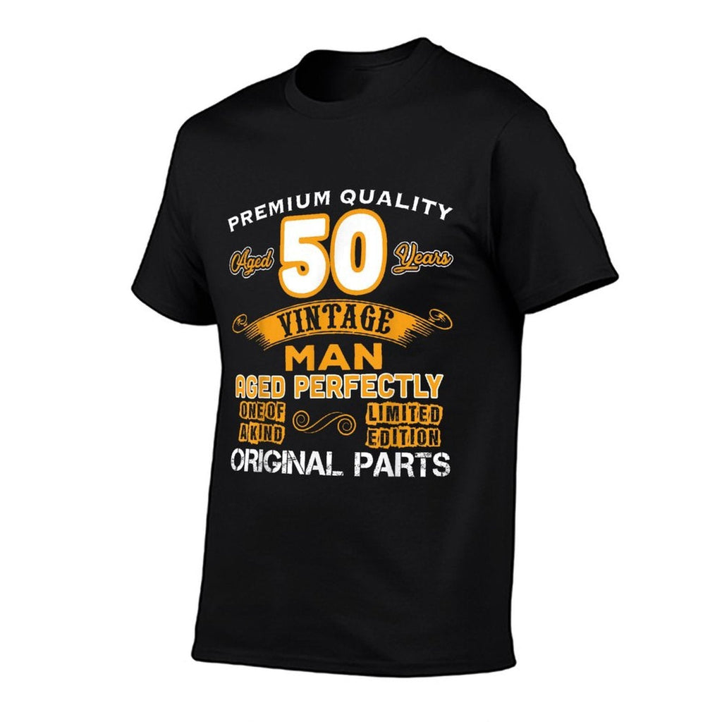 Funny Party 50th Vintage Man Birthday Gift For All  Slim-fit Cut T-Shirt