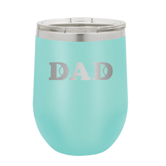 Tennis Dad Wine Cup | Teal
