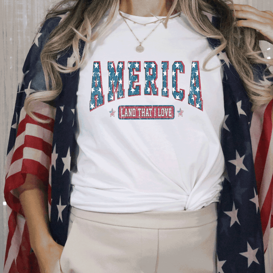 America Land Of The Free Shirt, 4th of July Shirt, Stars stripes  Shirt, Fourth of July Shirt, 4th of July Shirt, Independence Day Shirt