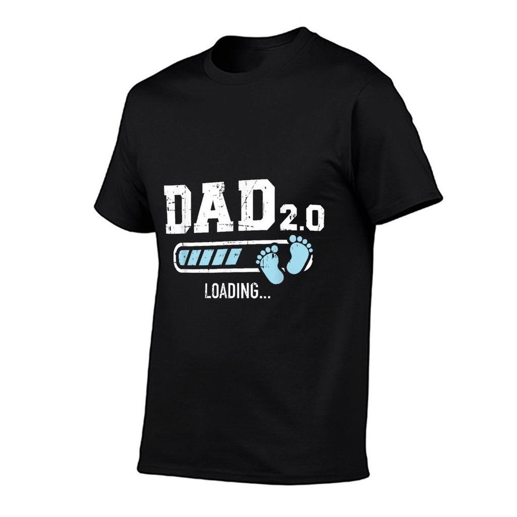 2nd Second Time Dad Loading Bar Baby Announcement  Slim-fit Cut T-Shirt