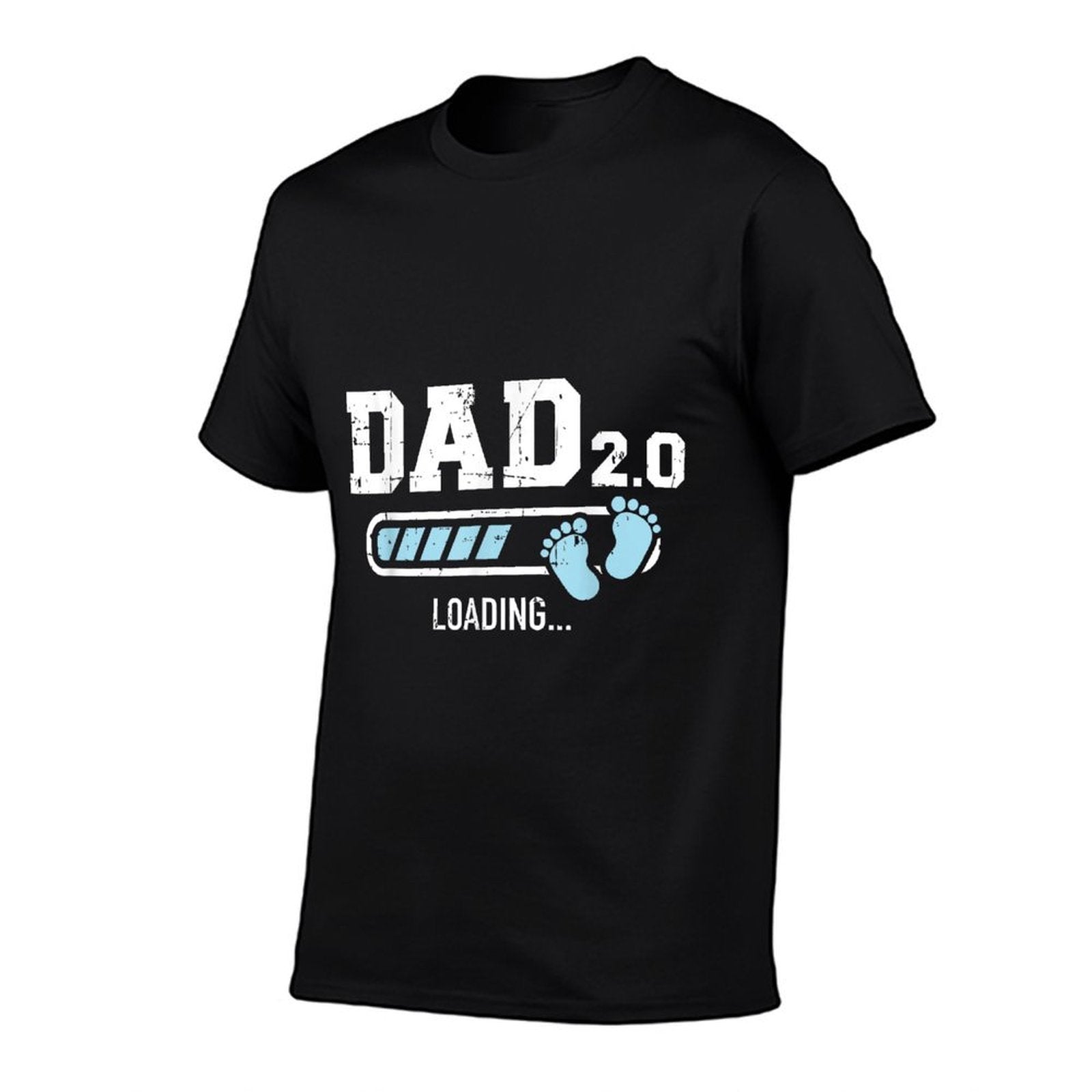 2nd Second Time Dad Loading Bar Baby Announcement  Slim-fit Cut T-Shirt