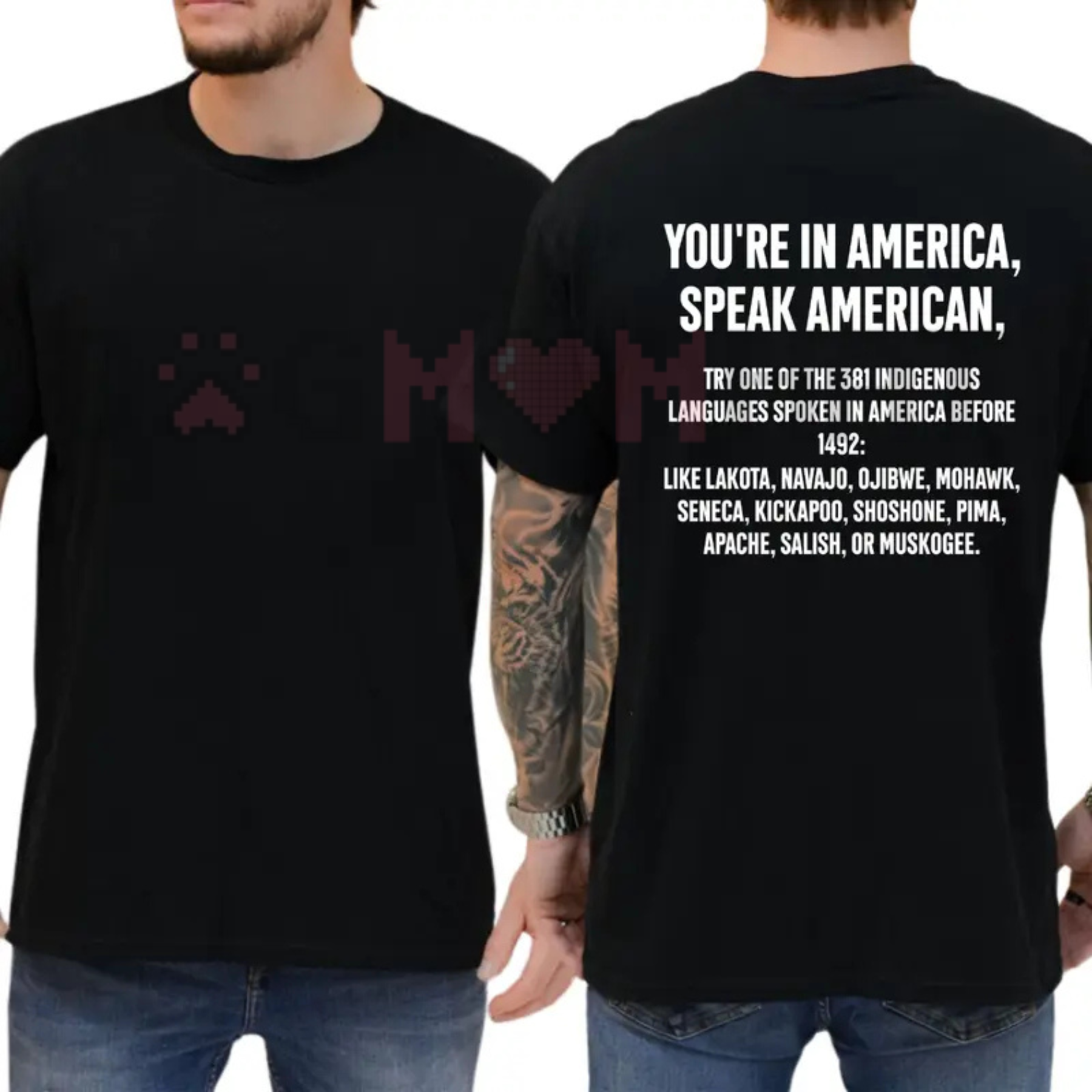 "You're In America Speak American" Funny Parody T-Shirt