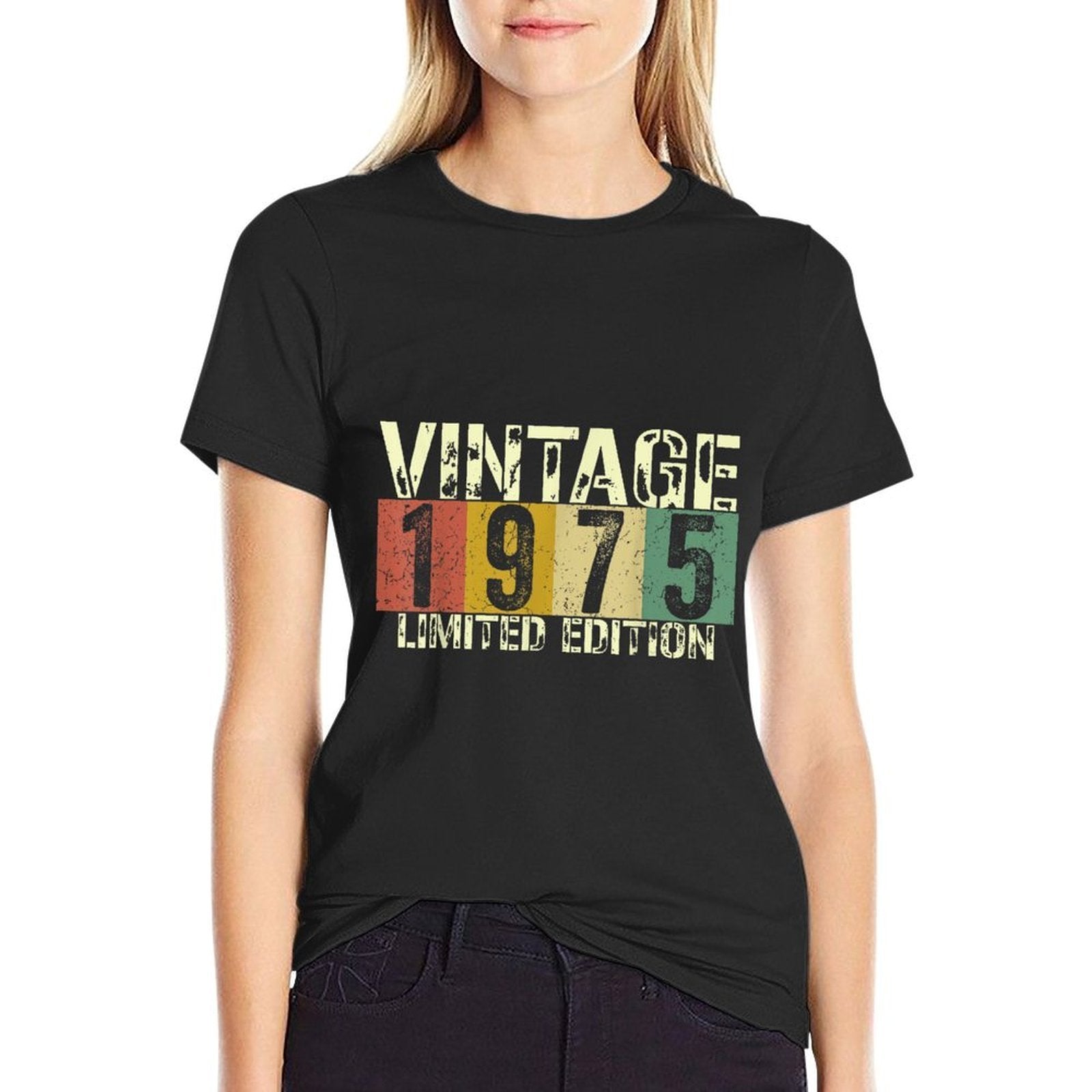 Vintage 50 Birthday Decorations Men 50yr 1975 50th Birthday  Eco-friendly Material T-Shirt