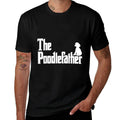 The PoodleFather Funny Poodle Dad Men Gifts  High-quality Stitching T-Shirt