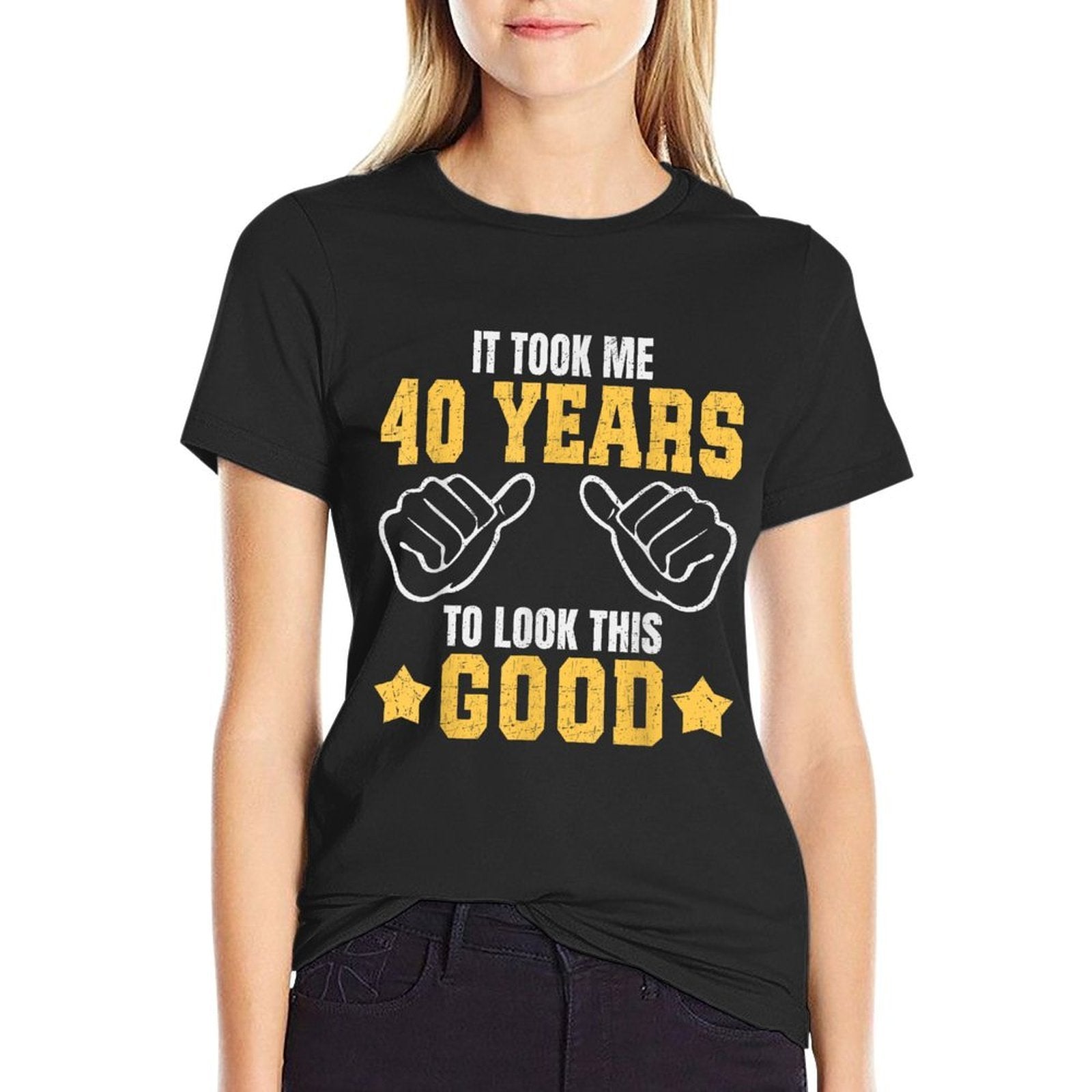 Vintage 40 Birthday Decorations Men 40yr 1985 40th Birthday  Stretchy T-Shirt