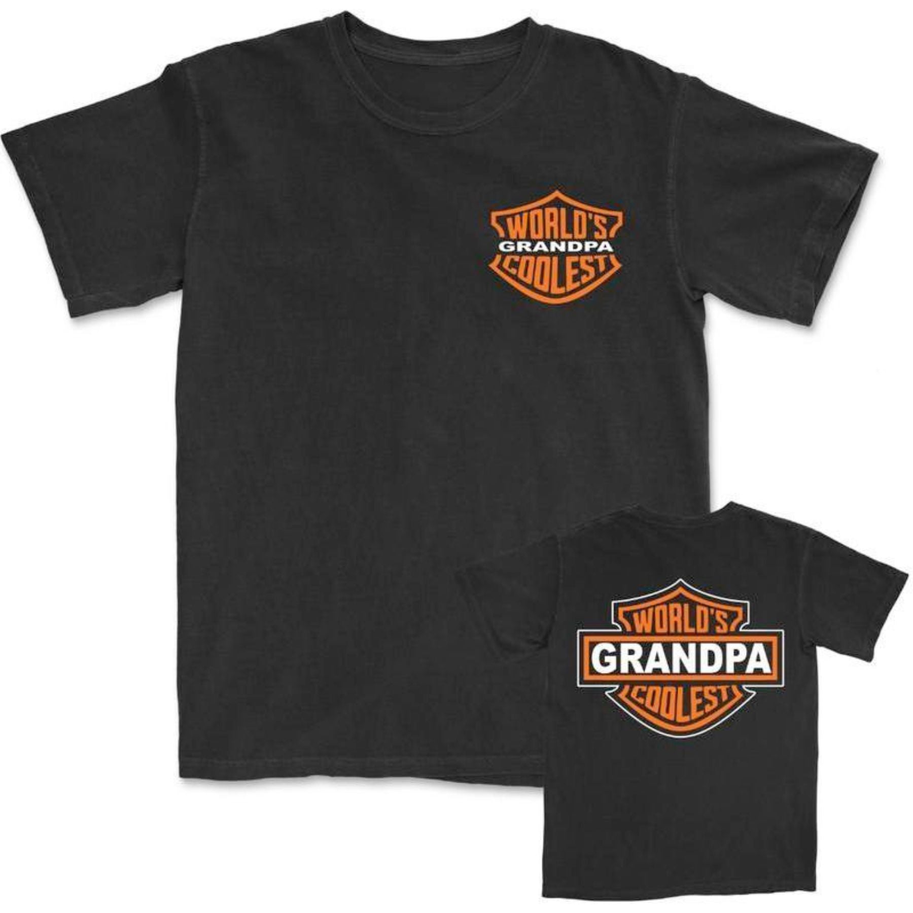 World's Coolest Grandpa Motorcycle T-Shirt — Father's Day Gift