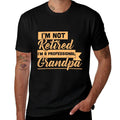 I'm Not Retired I'm A Professional Grandpa Comfortable T-Shirt