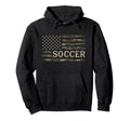 Camo Soccer Camourflage Usa Flag Hoodie - Streetwear Style for Adults