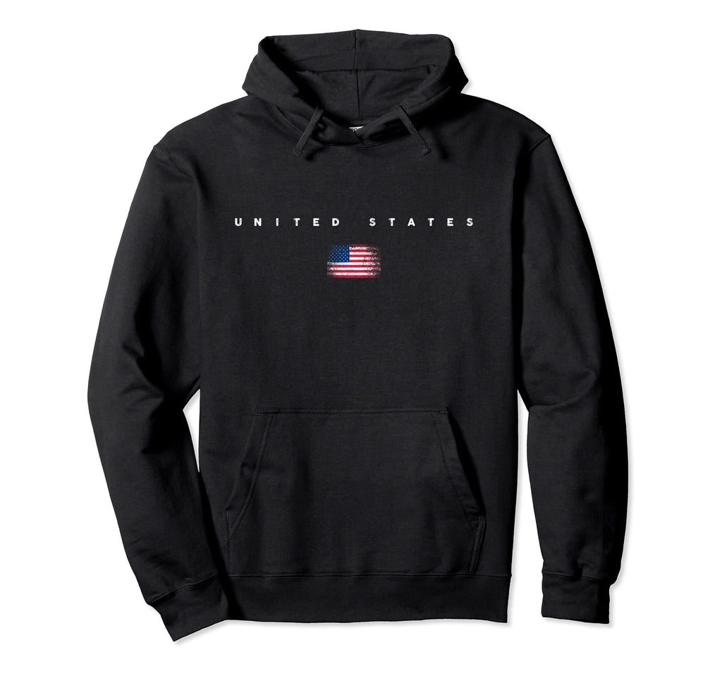 Usa Flag Pride Soccer Football Hoodie - Trendy Graphic Unisex