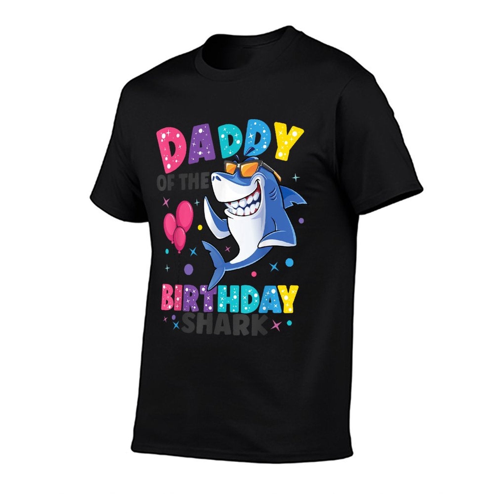 Daddy of The Shark Birthday Dad Matching Family  Tagless Design T-Shirt