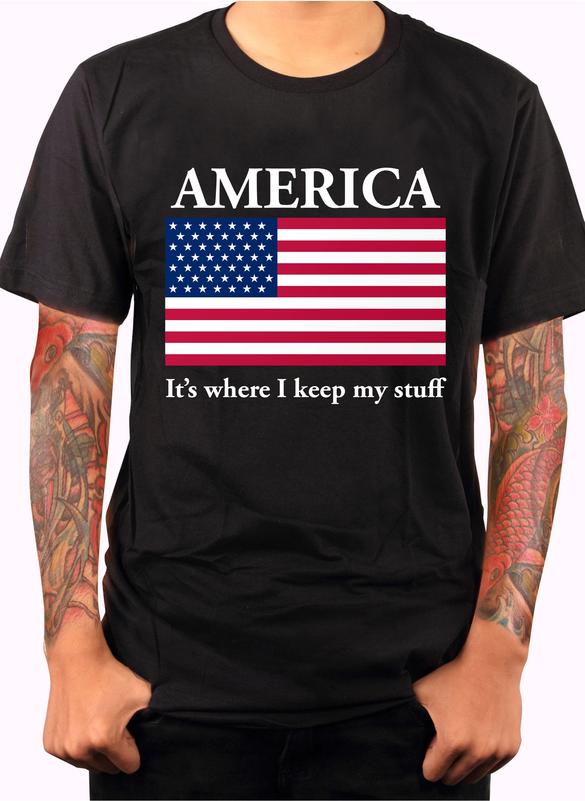 America It's where I keep my stuff T-Shirt