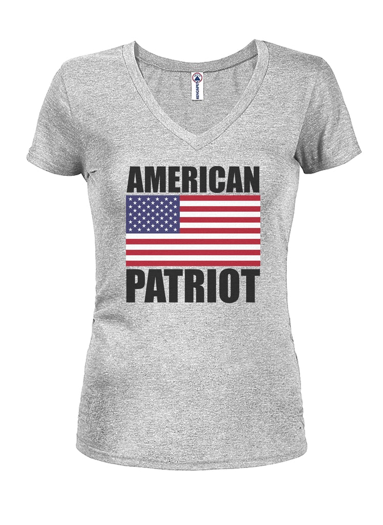 American Patriot Juniors V Neck T-Shirt