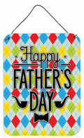 Happy Father's Day Argyle Wall or Door Hanging Prints BB5439DS1216