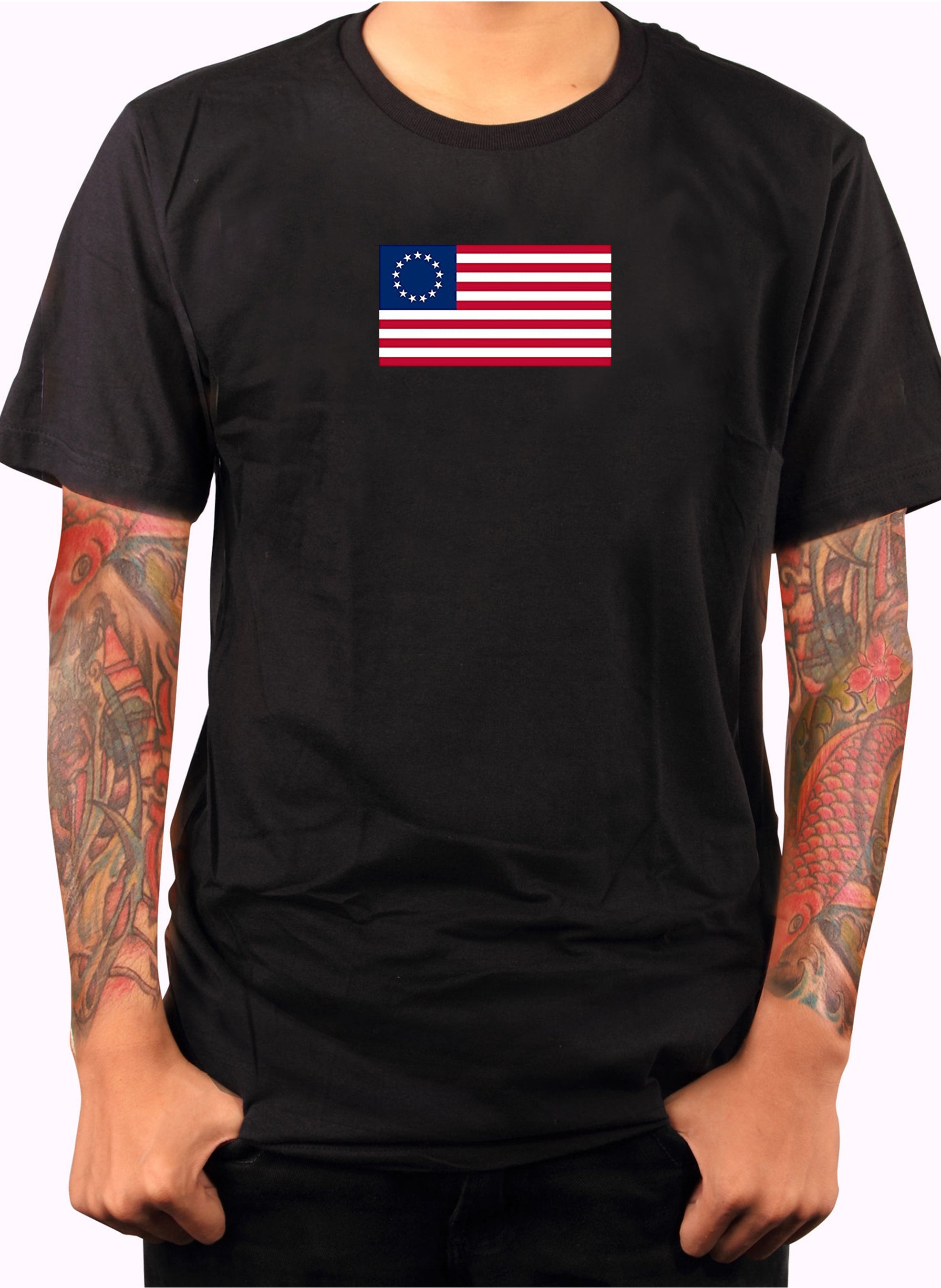 American Flag Betsy Ross 13 Colonies T-Shirt