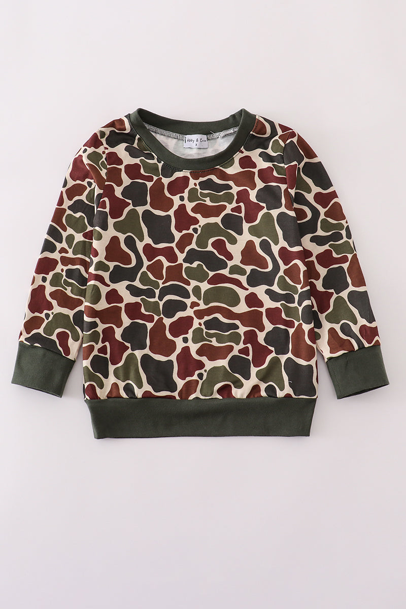 Camouflage sweatshirt