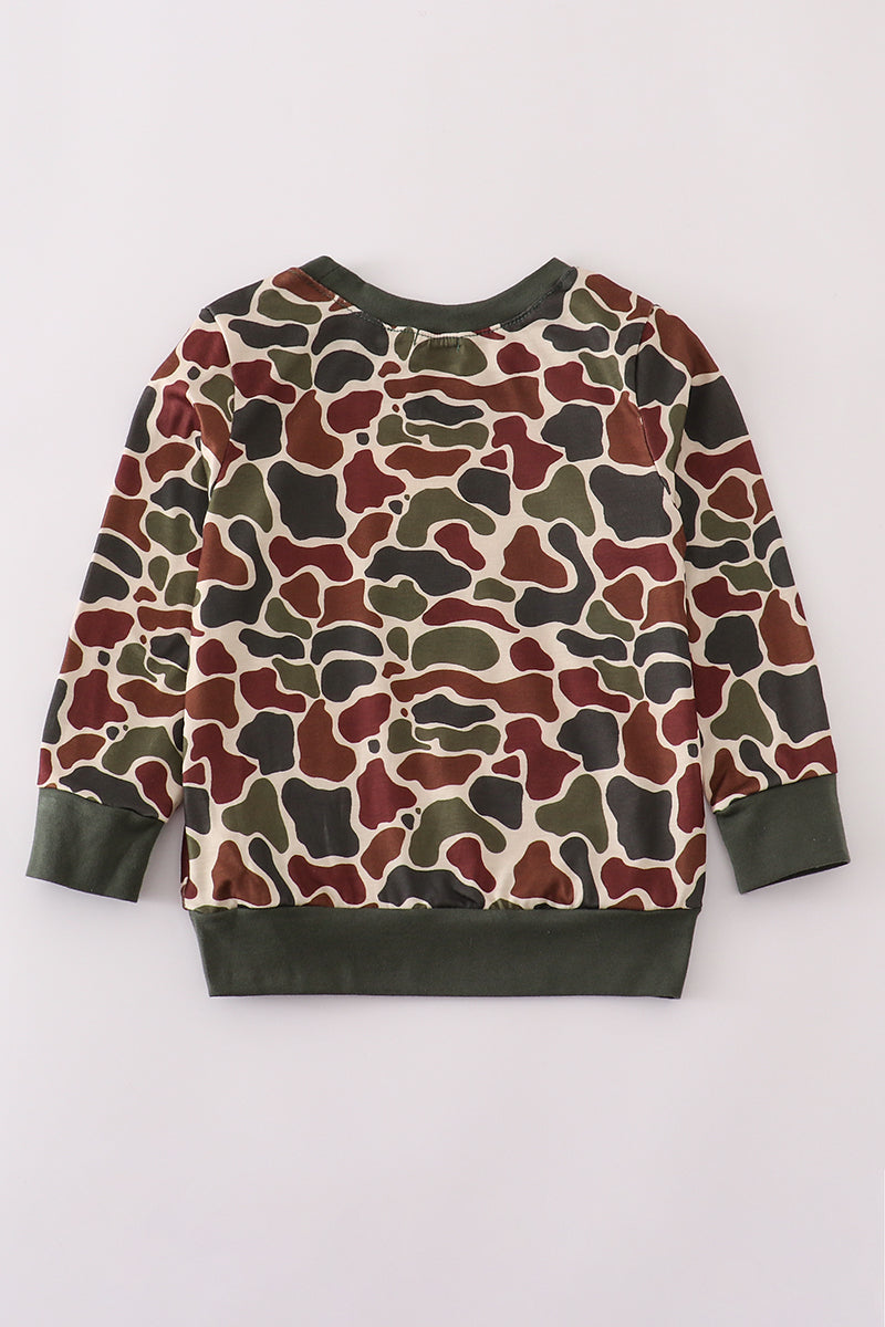 Camouflage sweatshirt