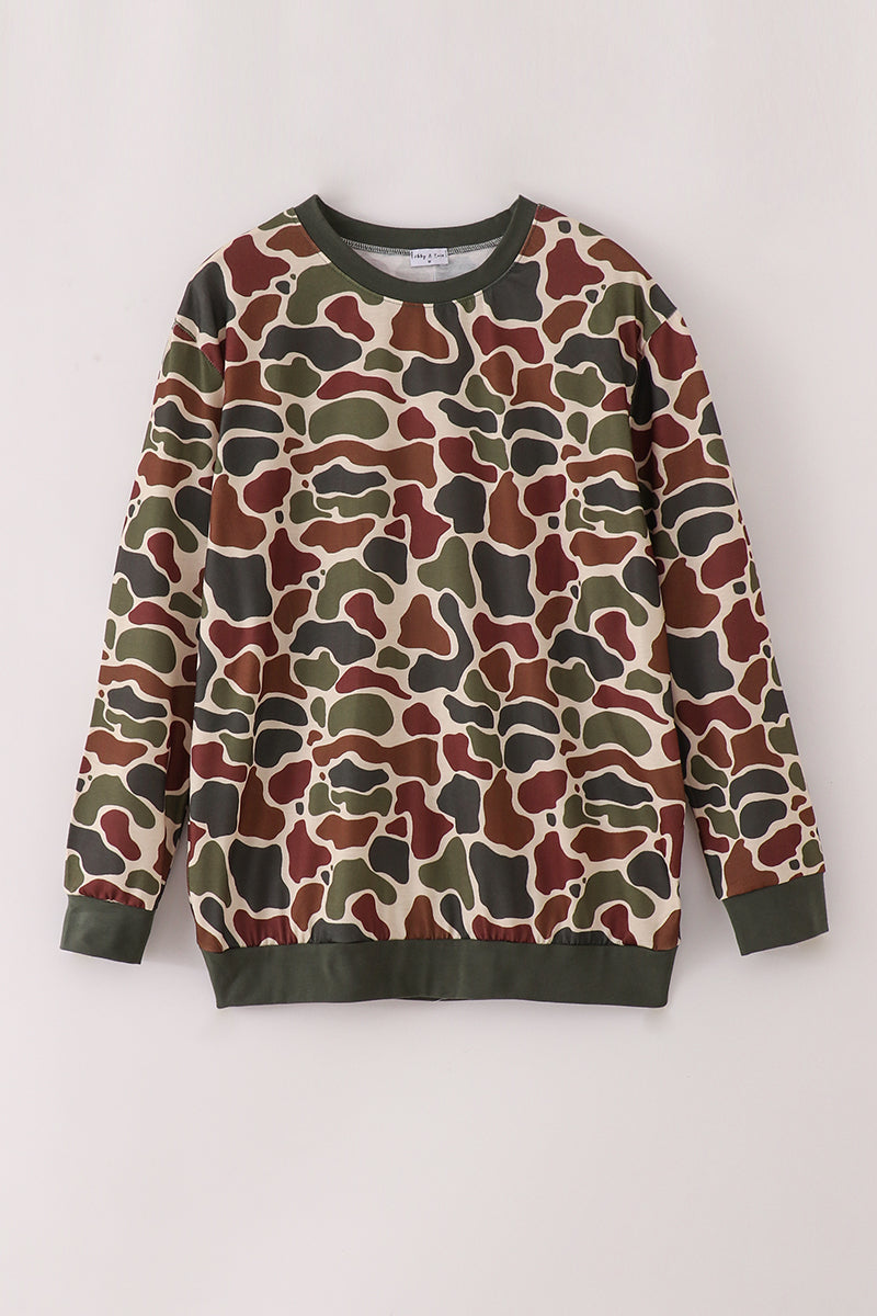 Camouflage sweatshirt