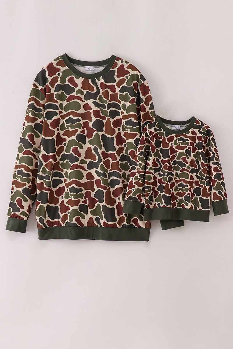 Camouflage sweatshirt