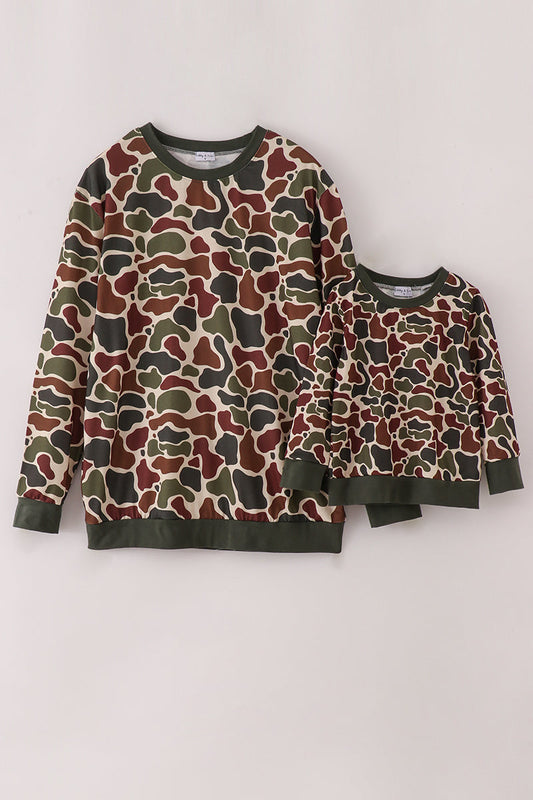 Camouflage sweatshirt
