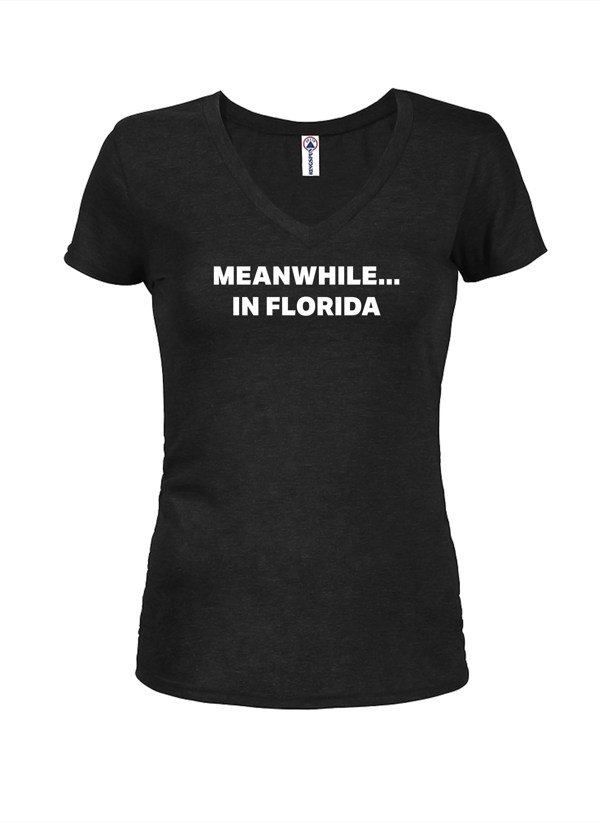 Meanwhile in Florida Juniors V Neck T-Shirt