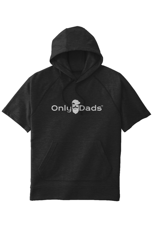 Funny Dad Hoodie – Only Dads Logo Short-Sleeve Hoodie – Only Dads Sweatshirt
