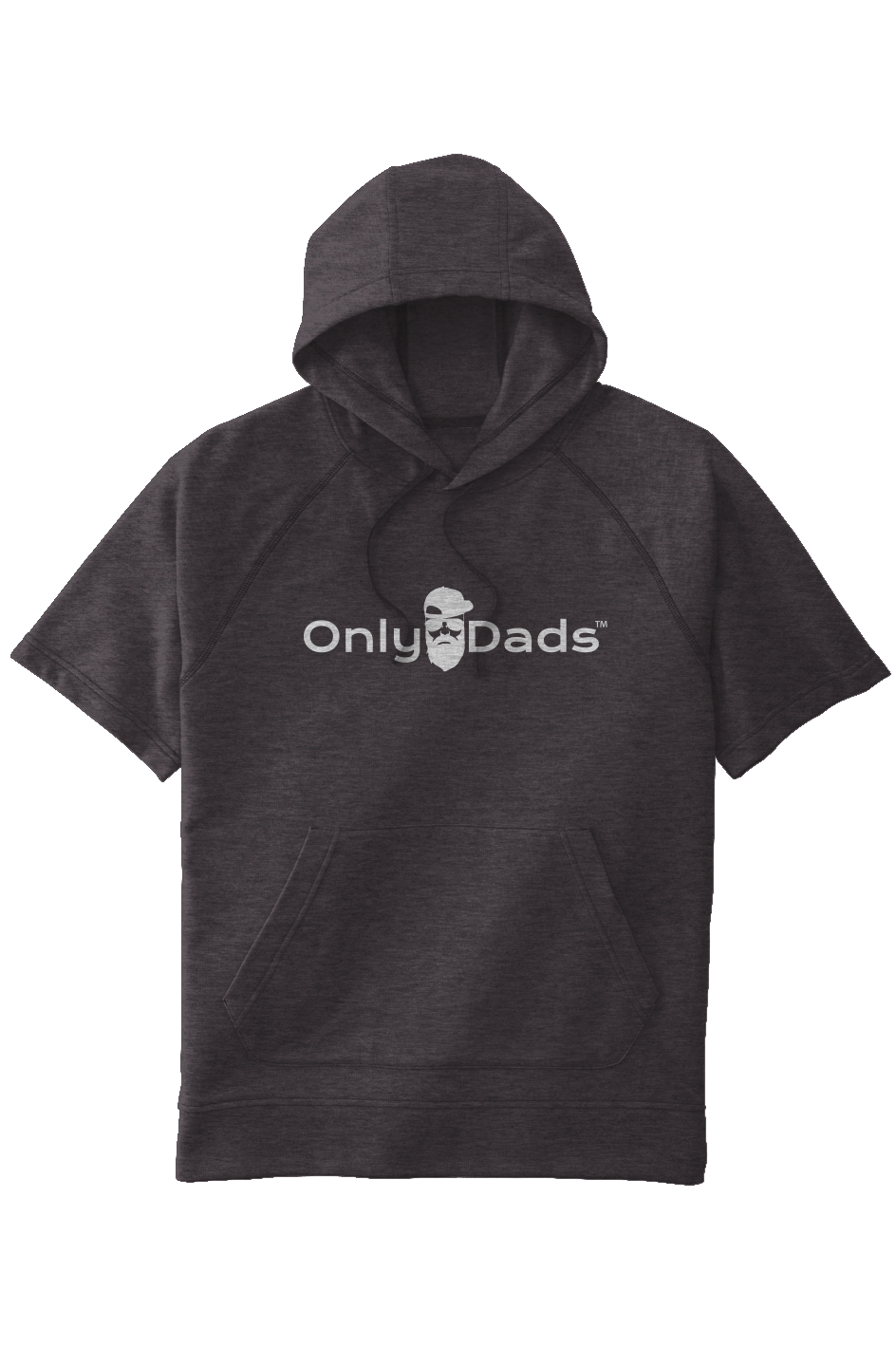 Funny Dad Hoodie – Only Dads Logo Short-Sleeve Hoodie – Only Dads Sweatshirt