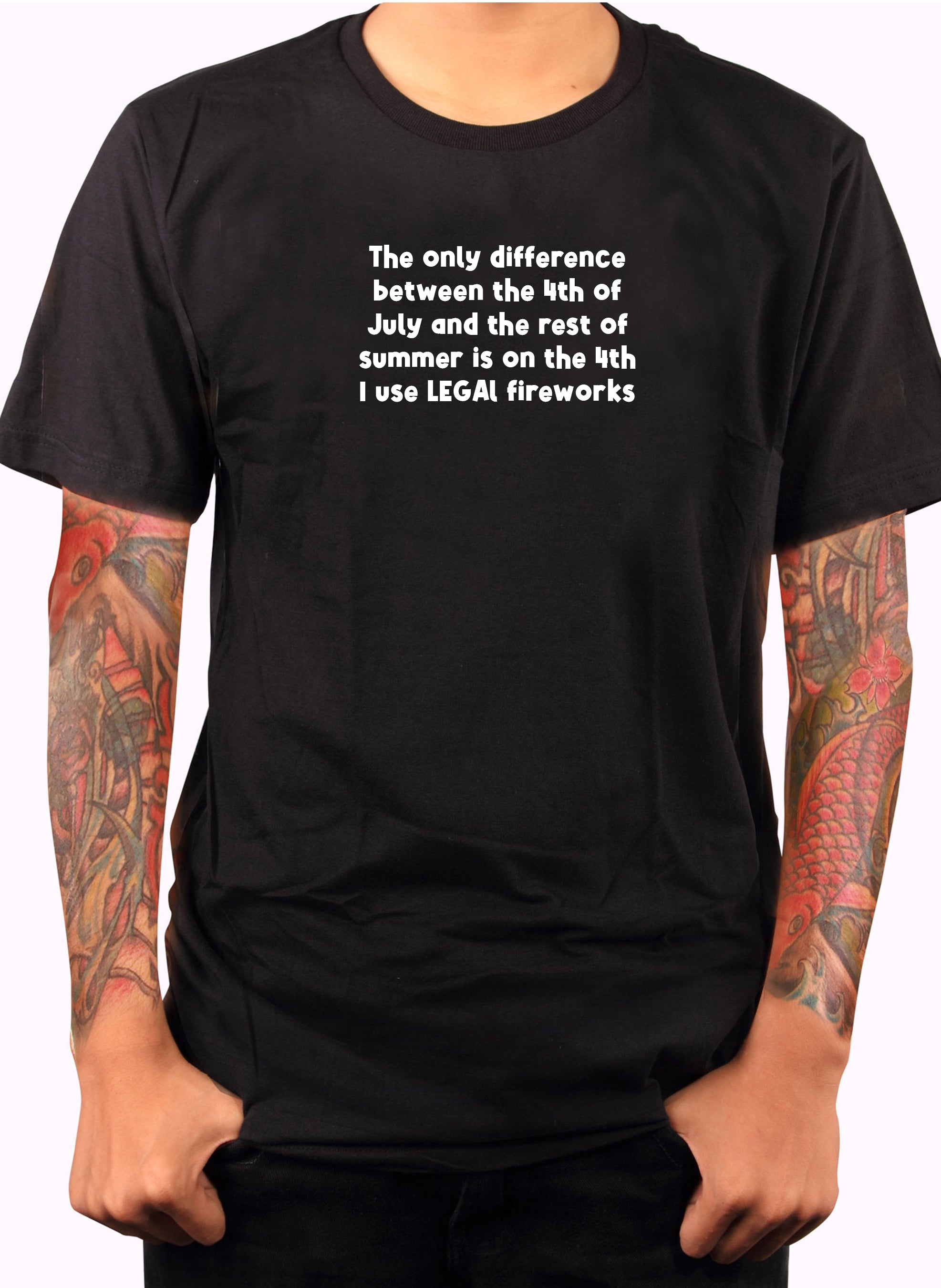 The only difference between the 4th of July T-Shirt
