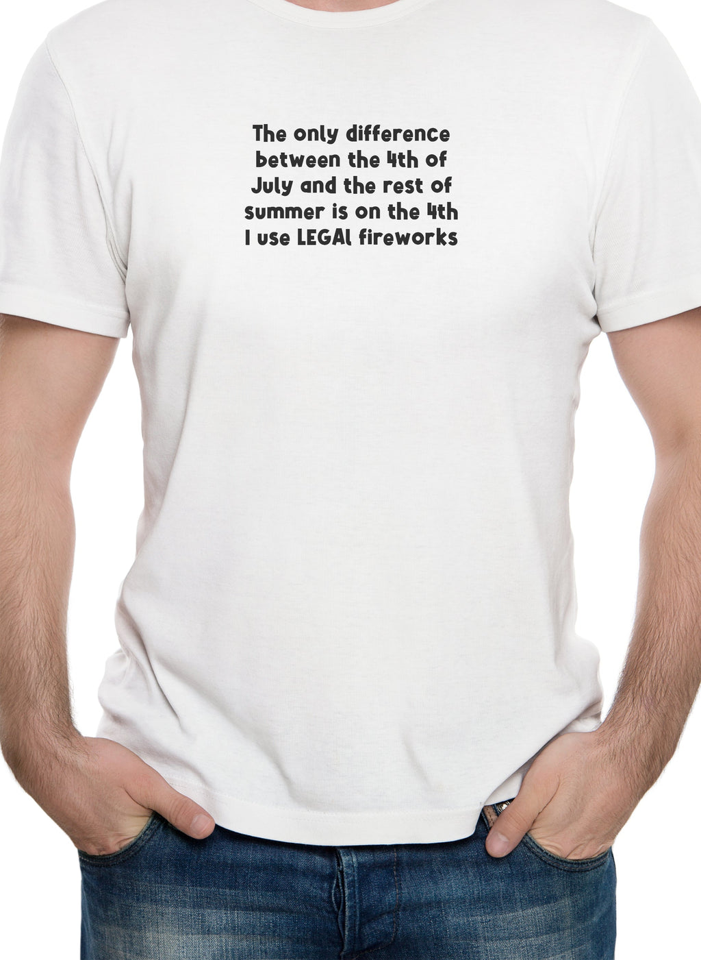 The only difference between the 4th of July T-Shirt