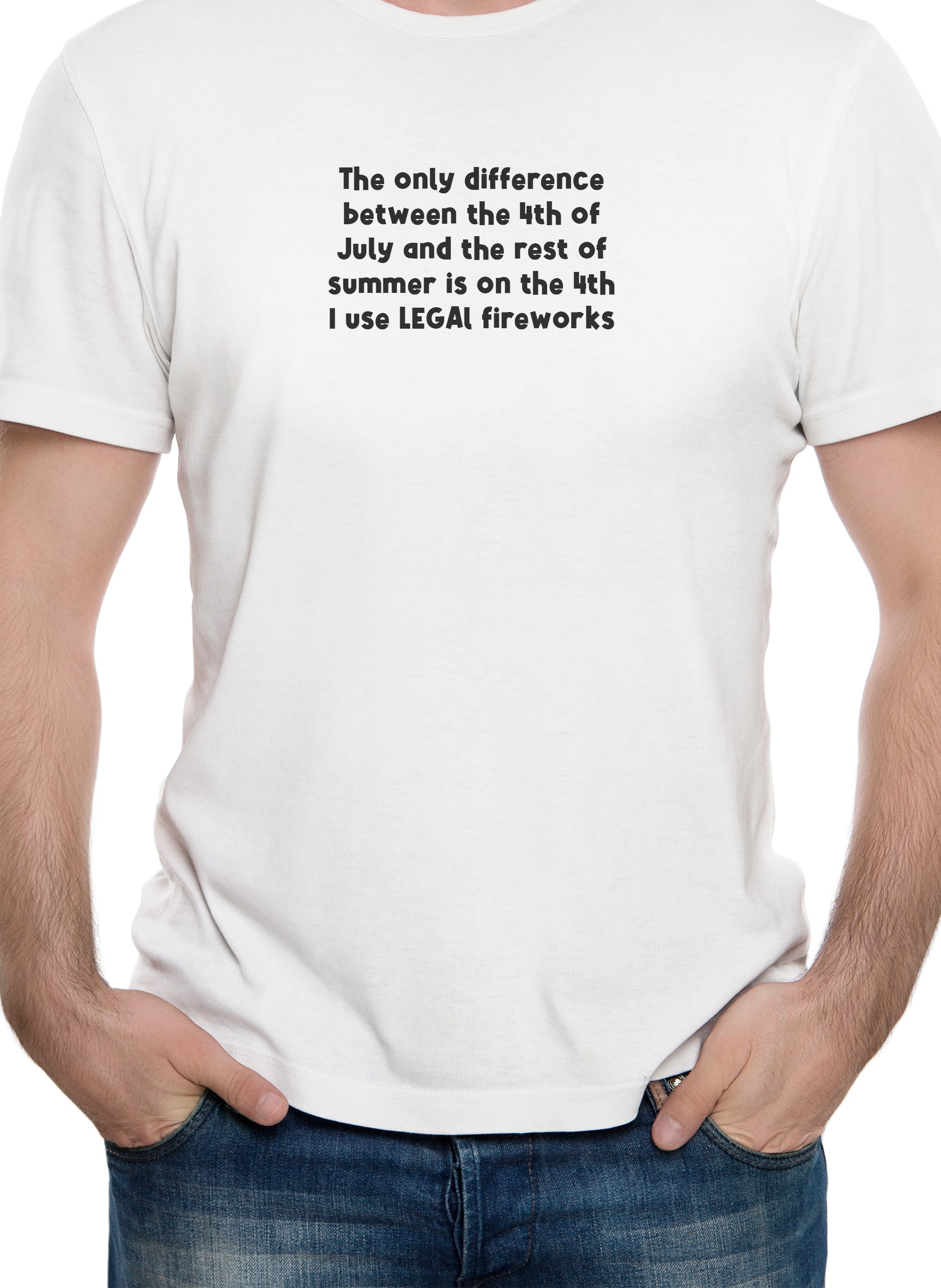 The only difference between the 4th of July T-Shirt