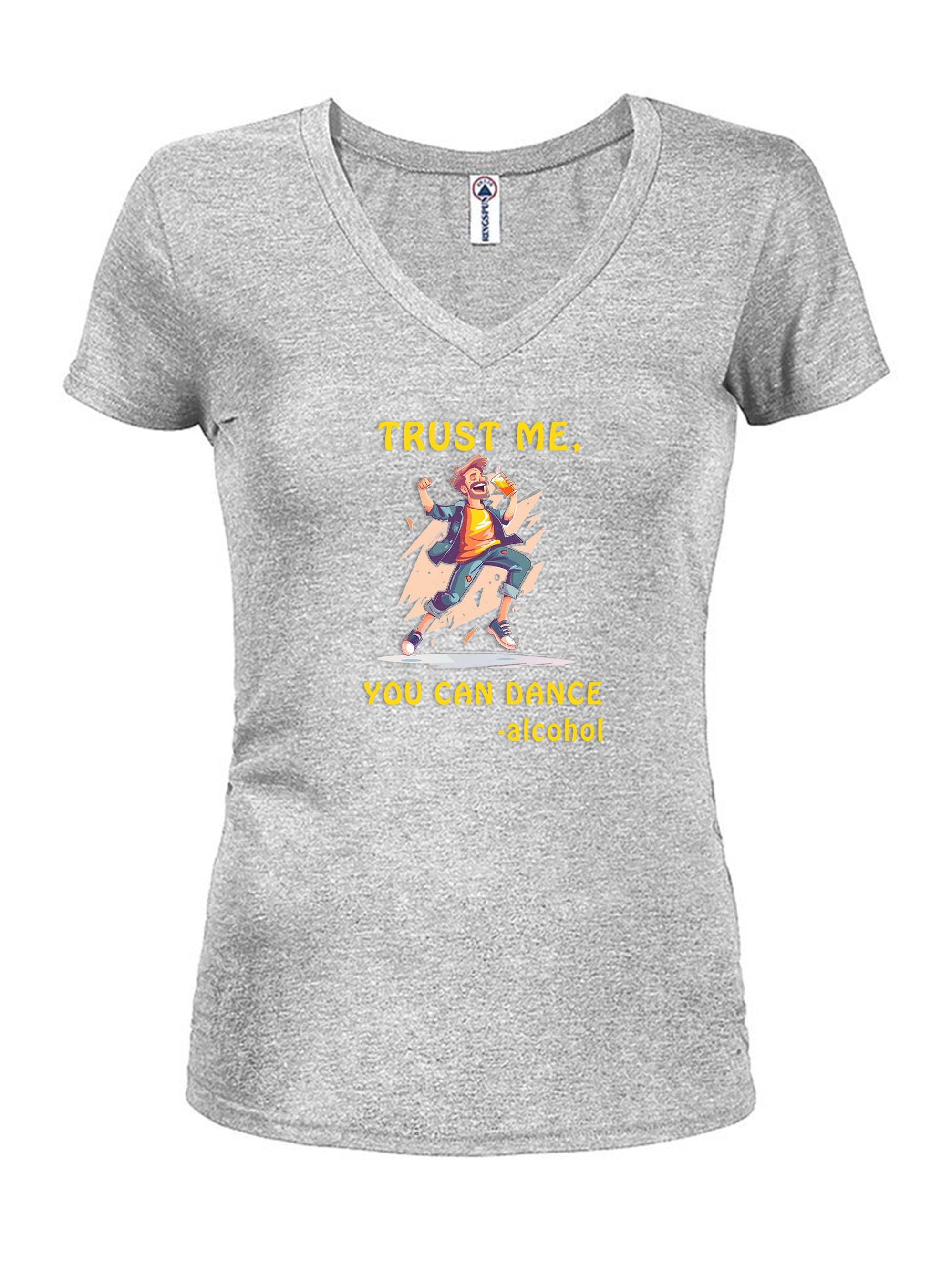 Trust Me You Can Dance Juniors V Neck T-Shirt