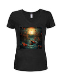 Water Music Juniors V Neck T-Shirt