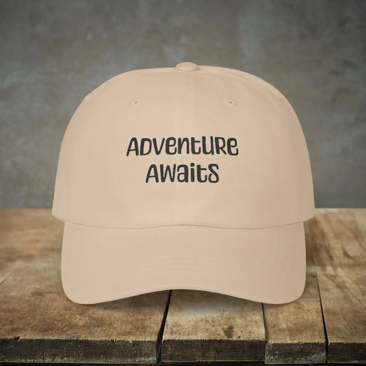 White Dad Cap – Adventure Awaits Everyday Style - Dipaliz