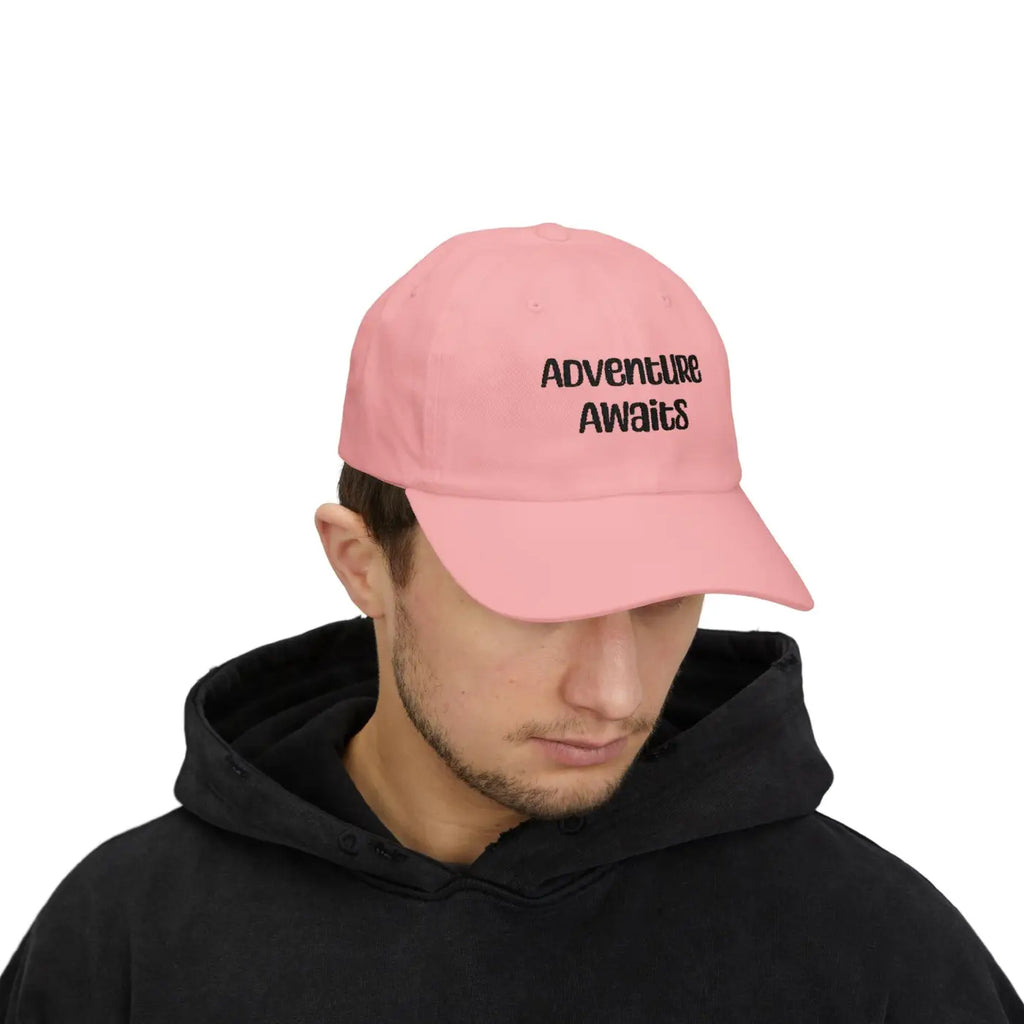 White Dad Cap – Adventure Awaits Everyday Style - Dipaliz