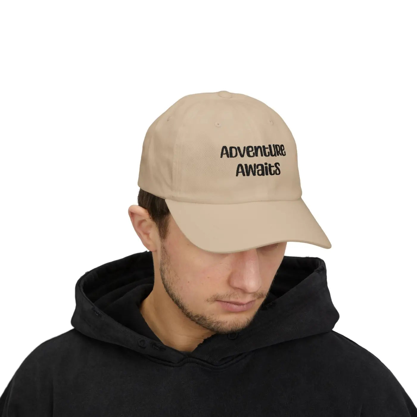White Dad Cap – Adventure Awaits Everyday Style - Dipaliz