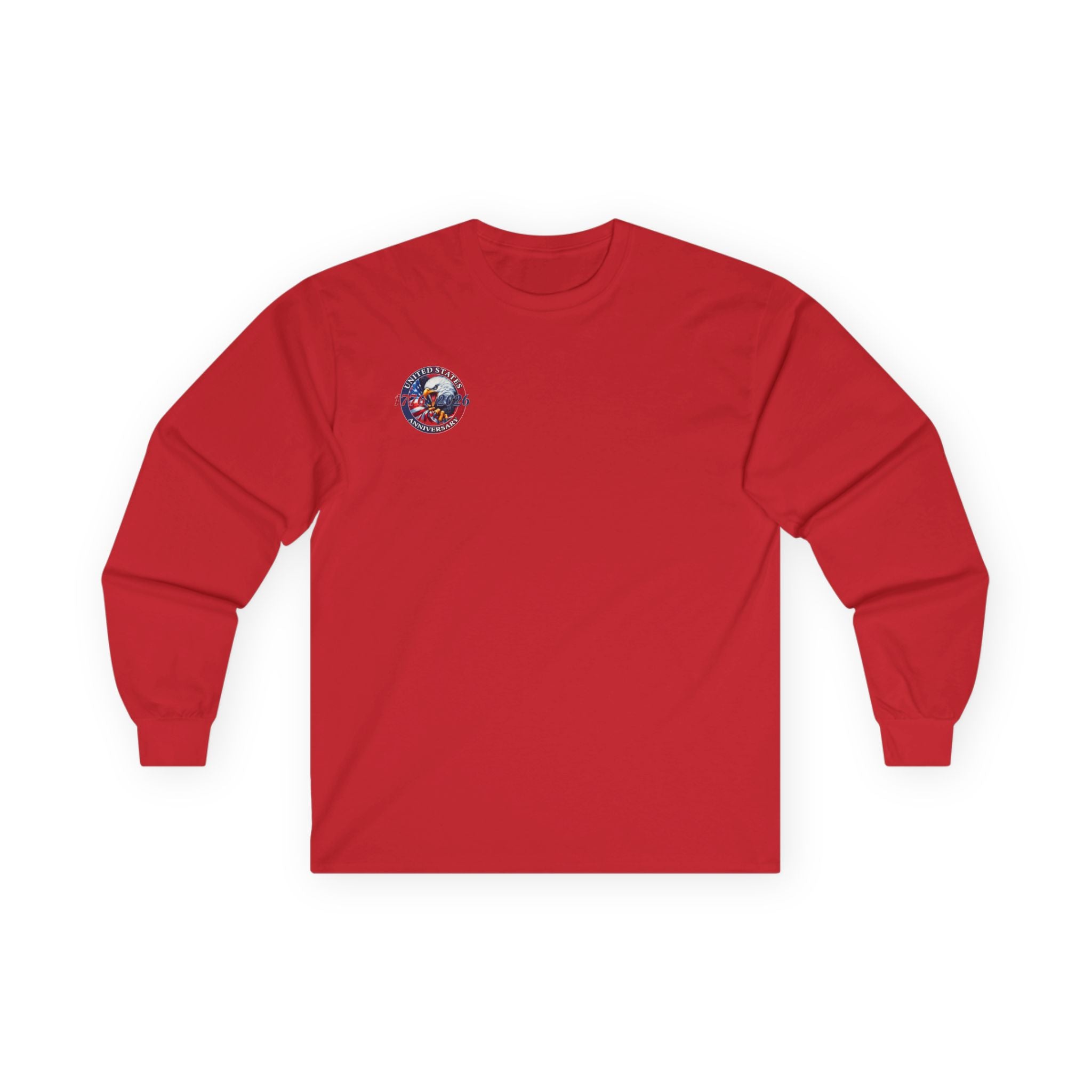 America 250th Anniversary Patriotic Long Sleeve T-Shirt – 1776–2026 Edition