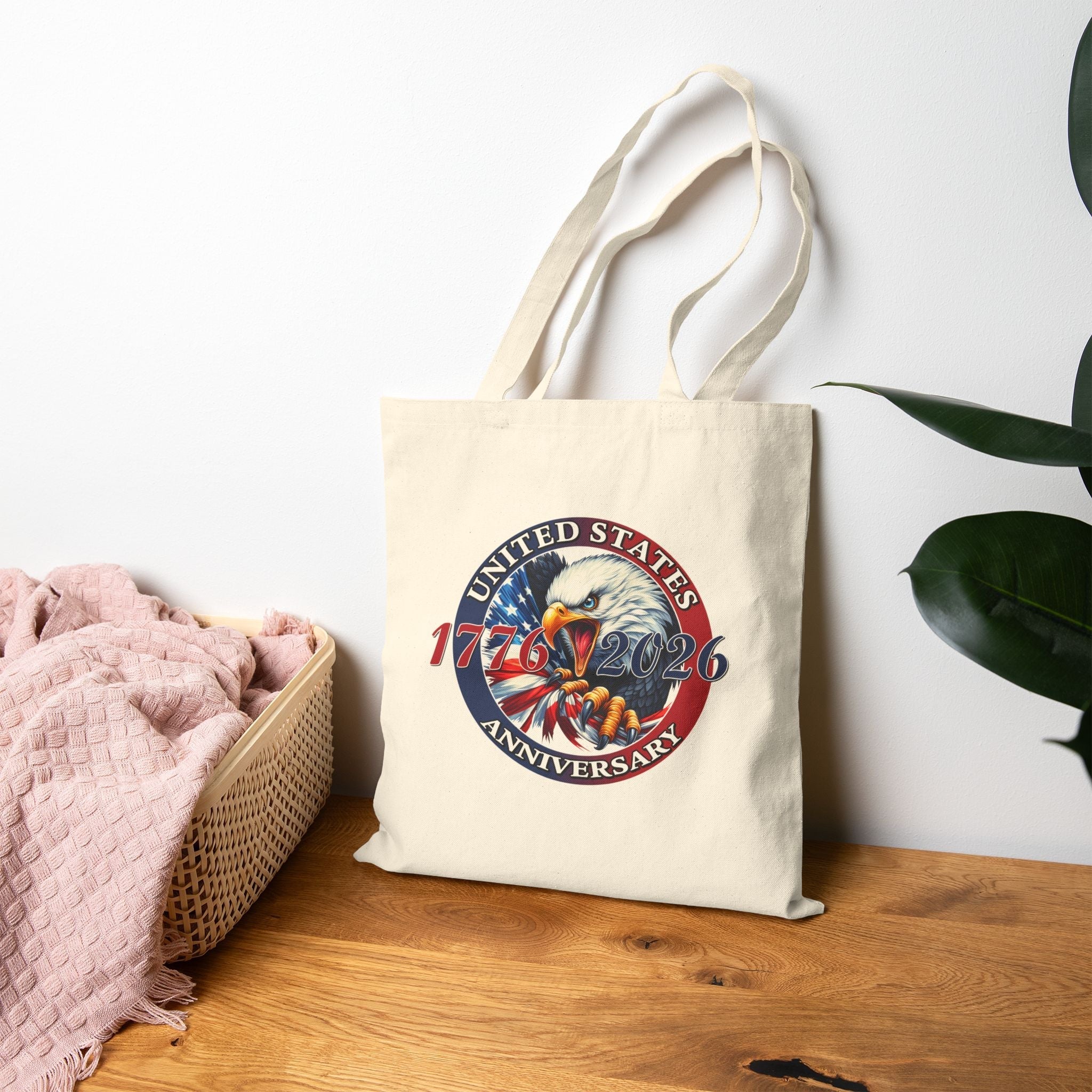 America 250th Anniversary Patriotic Tote Bag – 1776–2026 Edition