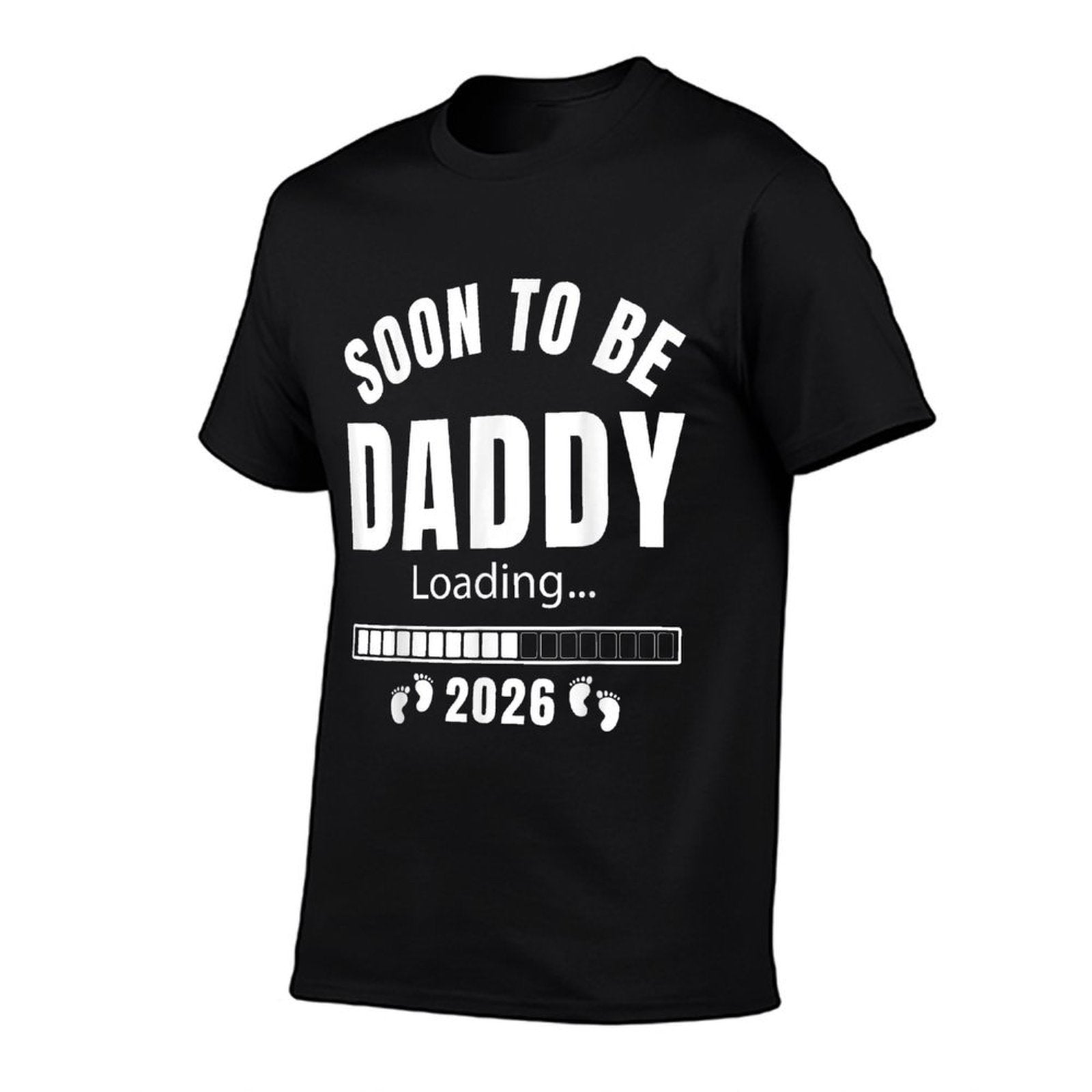 Soon To Be Daddy Est 2026 First Time Dad Promoted To Dad  Heathered Texture T-Shirt