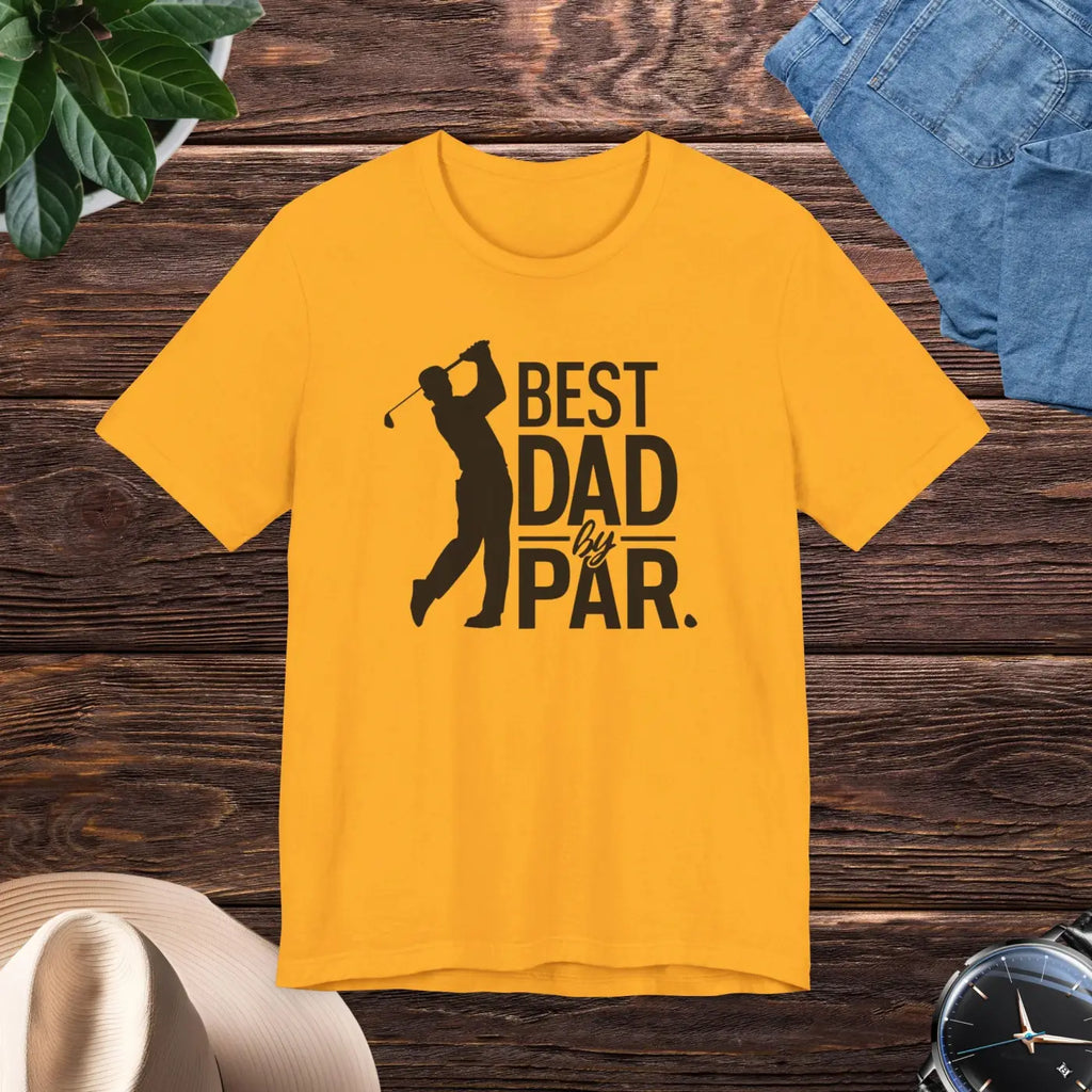 Best Dad by Par Golf Tee Super Soft Cotton Dipaliz