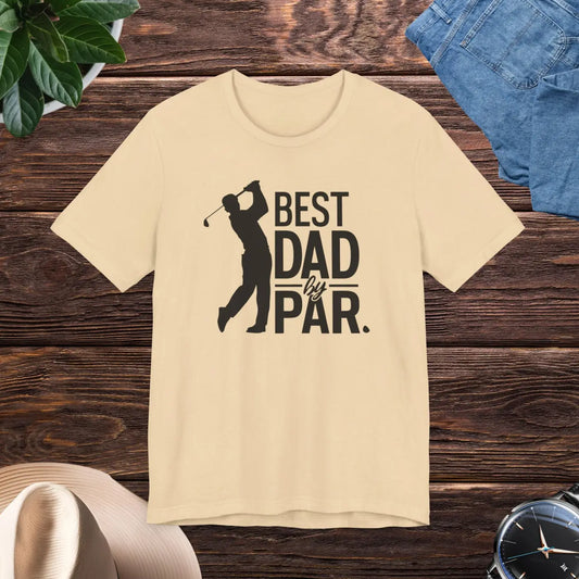 Best Dad by Par Golf Tee Super Soft Cotton Dipaliz