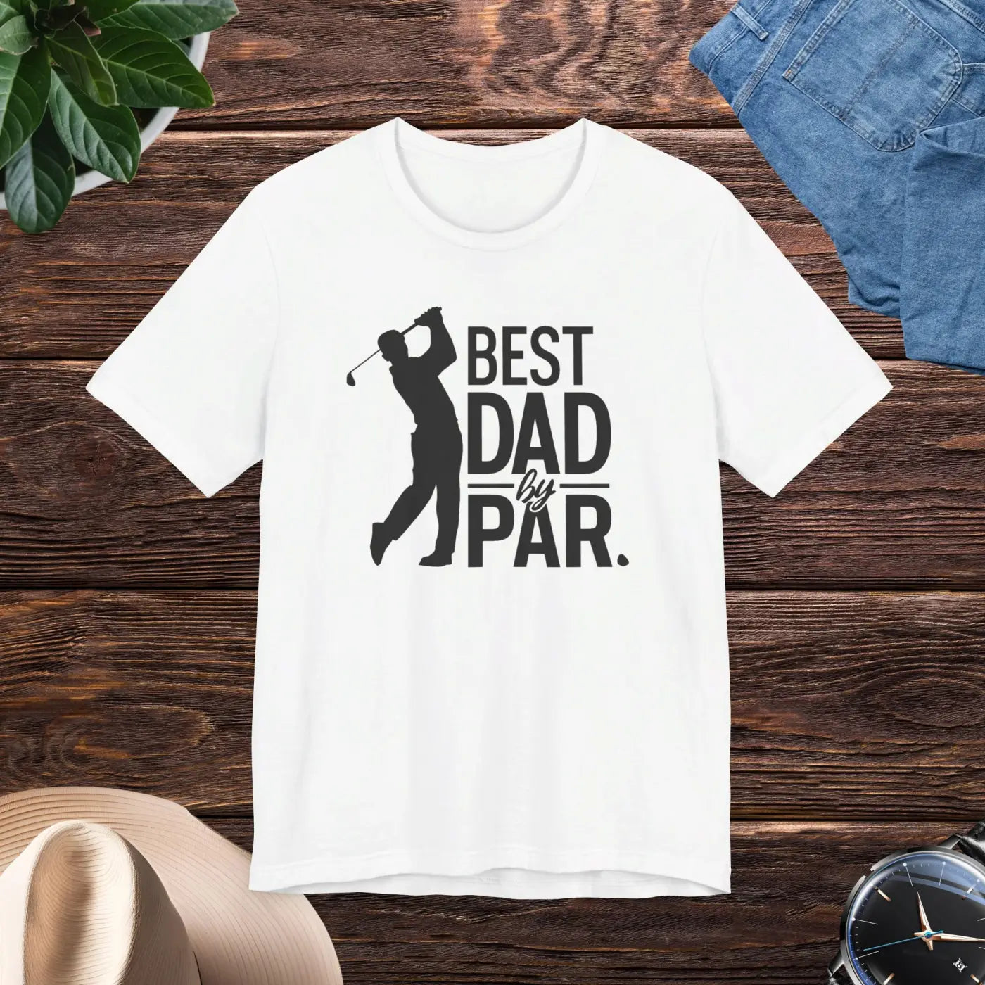Best Dad by Par Golf Tee Super Soft Cotton Dipaliz