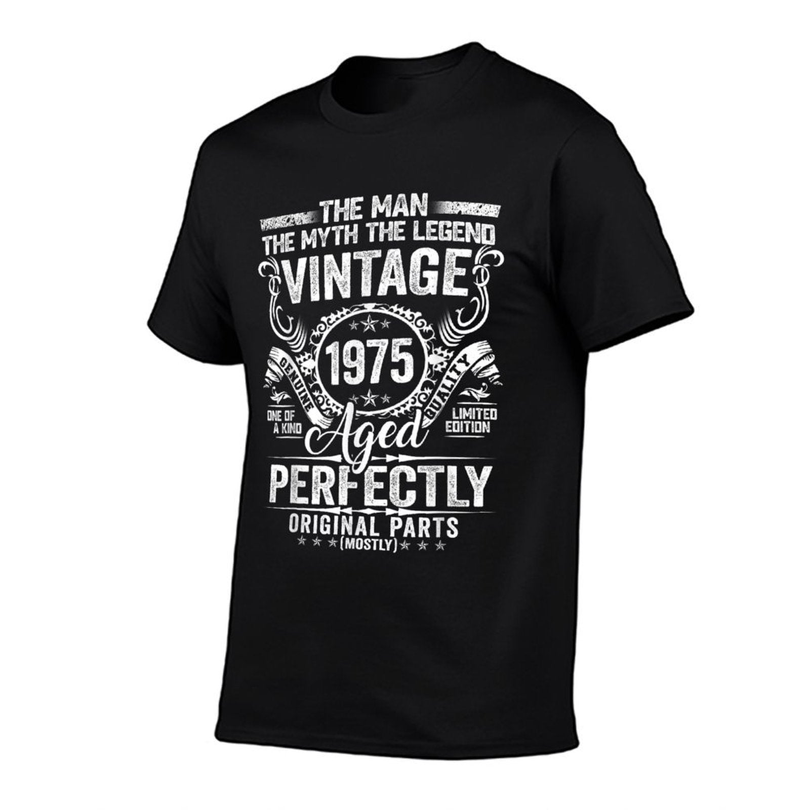 50 Years Old Gift Vintage 1975 Man Myth Legend 50th Birthday  Heathered Texture T-Shirt
