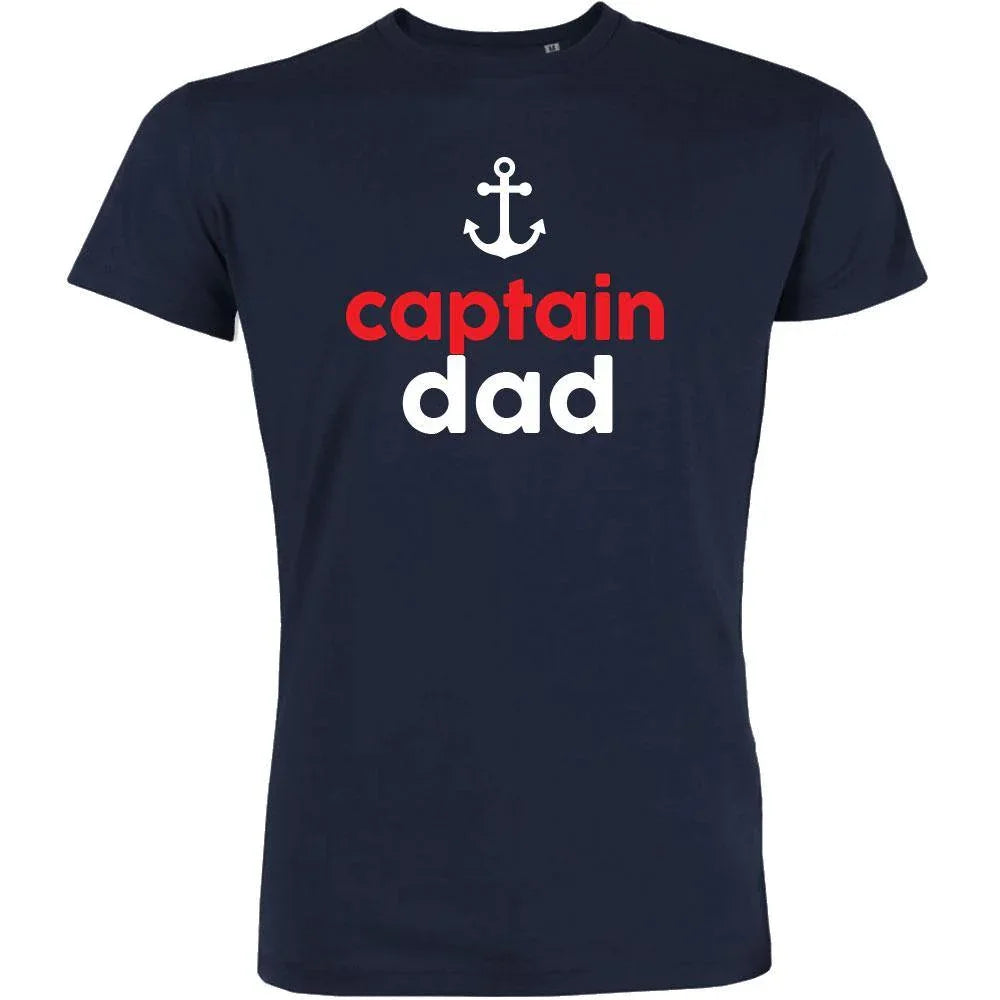 Captain Dad Men's Organic Tee