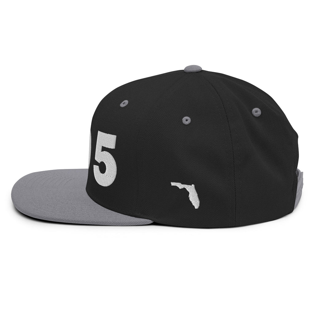 305 Area Code Snapback Hat