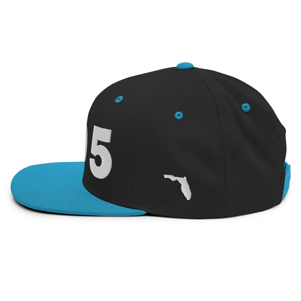 305 Area Code Snapback Hat